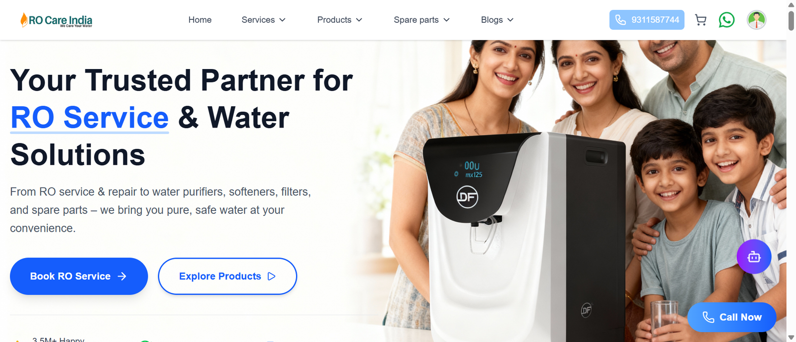 Ro Care India Website